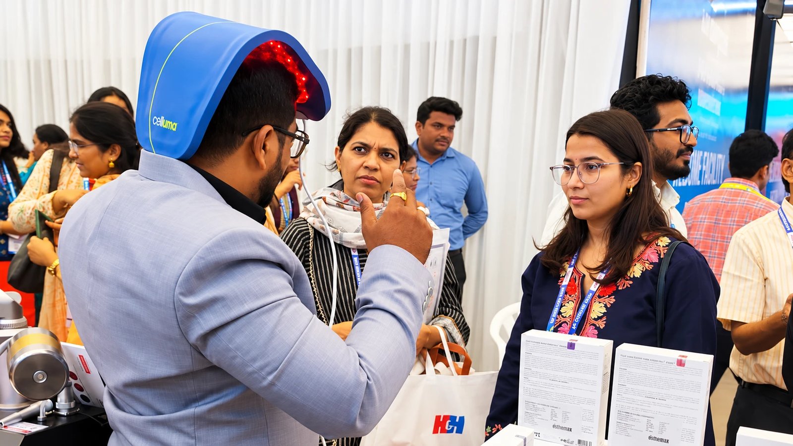 Celluma demo at AP CUTICON 2026, Nellore