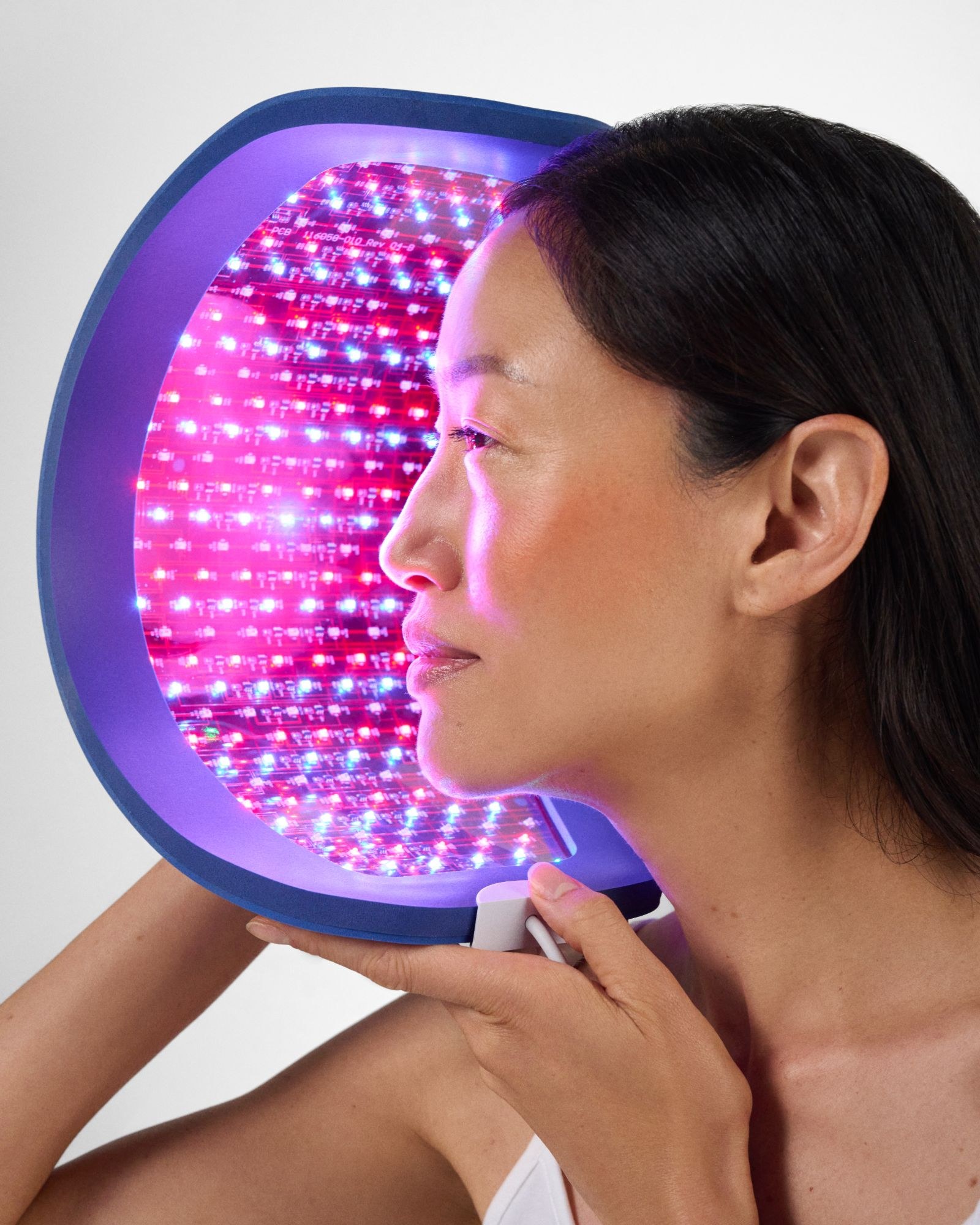 Celluma NOVA panel in use on the face